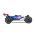 ARRMA RC Car Typhon GROM 4x4 Smart Small Scale Buggy RTR with Battery & Charger, Blue/Silver ARA2106T1