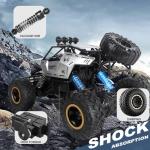 Jiakora Remote Control Car 1:12 Off Road Truck, Metal Shell LED Headlights Offroad Monster RC Truck, RC Cars Toys for Boys 4-7 8-12 Year Old Kids, Gifts for Kids