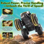 Threeking 1:16 Waterproof Monster Truck Pickup Toys RC Cars Remote Control Car Truck Toys 4WD All Terrain Off-Road Car Toy Gifts Presents 6 7 8 9 10 11 12 Year Old Kids Boys Girls Toys