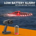 VOLANTEXRC RC Boat 20MPH Fast Remote Control Boat for Adults 2.4Ghz Toy Boat for Pools and Lake with 2 Rechargeable Batteries Toys Gifts for Adults, Red