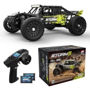 HAIBOXING 1:18 Desert Off-Road RC Truck 18856, RTR Fast 36km/h 4WD Electric Car Splash-Proof, Hobby Grade for Kids, Beginners, and Adults; Dual Batteries for Extended Outdoor Fun - Remote Control Toy