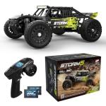 HAIBOXING 1:18 Desert Off-Road RC Truck 18856, RTR Fast 36km/h 4WD Electric Car Splash-Proof, Hobby Grade for Kids, Beginners, and Adults; Dual Batteries for Extended Outdoor Fun - Remote Control Toy