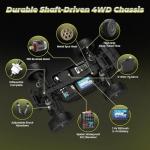 HAIBOXING 1:18 Desert Off-Road RC Truck 18856, RTR Fast 36km/h 4WD Electric Car Splash-Proof, Hobby Grade for Kids, Beginners, and Adults; Dual Batteries for Extended Outdoor Fun - Remote Control Toy