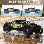 HAIBOXING 1:18 Desert Off-Road RC Truck 18856, RTR Fast 36km/h 4WD Electric Car Splash-Proof, Hobby Grade for Kids, Beginners, and Adults; Dual Batteries for Extended Outdoor Fun - Remote Control Toy