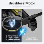 Drone for Kids with Camera and 4.5" Screen Remote – Beginner RC Drone with Brushless Motor, Optical Flow Hover, One-Key Takeoff, FPV Video, 2 Batteries