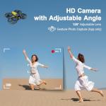 Drone for Kids with Camera and 4.5" Screen Remote – Beginner RC Drone with Brushless Motor, Optical Flow Hover, One-Key Takeoff, FPV Video, 2 Batteries