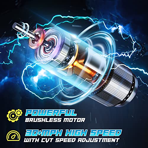 DEERC Brushless Racing RC Boat - 30+ mph Speed