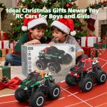 HOMETALL Remote Control Monster Truck Toys - 1:16 Waterproof All Terrain RC Car Fast Remote Control Car with Crashworthy Body, Electric Vehicle Kids Truck Toys for Boys and Girls,Age 6+,Green