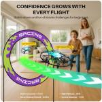 SYMA Drone for Kids with 6-Color LED Light, X660 Mini Drone with 3D Flip, Rotary Ascent, Headless Mode, Speed Switch and Full Protection RC Toys Gifts for Beginners Adults