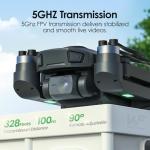 Drone with Camera for Kids 1080P FPV Drones for Adults with 5G Transmission, WeFone WF20 Foldable RC Quadcopter Small Dron Toys, Brushless Motor, Altitude Hold, 3D Flips, 2 Batteries