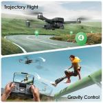 Drone with Camera for Kids 1080P FPV Drones for Adults with 5G Transmission, WeFone WF20 Foldable RC Quadcopter Small Dron Toys, Brushless Motor, Altitude Hold, 3D Flips, 2 Batteries