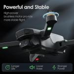 Drone with Camera for Kids 1080P FPV Drones for Adults with 5G Transmission, WeFone WF20 Foldable RC Quadcopter Small Dron Toys, Brushless Motor, Altitude Hold, 3D Flips, 2 Batteries