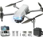 Drones with Camera for Adults 4K, Foldable Beginner Drone with Brushless Motor, Auto Follow, Tap Fly, Circle Fly, One Key Start, Under 249g