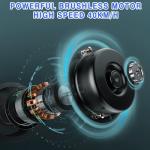 Cheerwing 22" Large RC Racing Boats, Brushless Remote Control Boat 40 Km/h with LED Lights High Speed for Adults