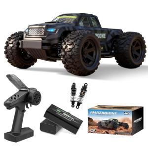 AMAZINGONE JT18W 1/18 Scale Fast RC Cars for Adults, High Speed 35KMH 4WD with 2.4 GHz,Hobby RC Trucks Monster Remote Control Truck Off Road,All Terrain RTR Remote Control Car with 2 Bettery
