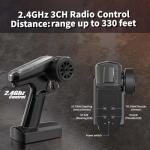 AMAZINGONE JT18W 1/18 Scale Fast RC Cars for Adults, High Speed 35KMH 4WD with 2.4 GHz,Hobby RC Trucks Monster Remote Control Truck Off Road,All Terrain RTR Remote Control Car with 2 Bettery