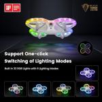 Ameta Drones for Kids Adults, RC Drone with 1080P HD FPV Camera, Cool Toys Gift for Boys Girls Teenage, STEM Toys with LED Light, Propeller Full Protect, 2 Batteries Long Flight Time and Remote Control, Easy to Fly