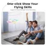 Ameta Drones for Kids Adults, RC Drone with 1080P HD FPV Camera, Cool Toys Gift for Boys Girls Teenage, STEM Toys with LED Light, Propeller Full Protect, 2 Batteries Long Flight Time and Remote Control, Easy to Fly