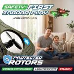 nutty toys RC Stunt Airplane for Kids & Adults - 3X Extended Battery Life, Top LED Jet Fighter Remote Control Plane Ages 8+, 360° Flip & Roll Drone, Best Stocking Stuffer Idea for Boys