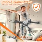 Drone with Camera for Kids Adults, Mini Foldable FPV Drones Remote Control Helicopter, RC Quadcopter with 1080P Live Video Camera, Gestures Selfie, One Key Start,2 Batteries, Toys/Gifts for Boys Girls