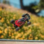 ARRMA RC Car Typhon GROM 4X4 223S BLX BRUSHLESS Small Scale Buggy RTR with DSC, Battery & Charger Included, RED, ARA2306ST1