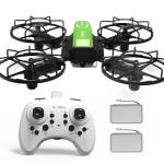 LE-IDEA Assembled Drone with Competition Model, RC Quadcopter with 3 Speed Modes Headless Mode, Mini Drone with Propeller Protection and 2 Batteries, Educational Aircraft for Adults Toys Gifts IDEA9