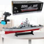 Remote Controlled 23.6" Warship Battleship 4WD