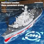 Remote Controlled 23.6" Warship Battleship 4WD