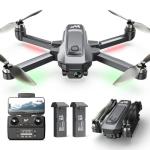 Drones with Camera for Adults 4k,WeFone WF30 GPS Follow Me Drone for Beginners Kids Foldable FPV RC Quadcopter, Return Home, Brushless Motor, 5G Transmission, 40 Mins Flight Time, 2 Batteries