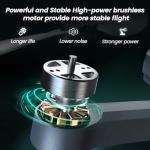 Drones with Camera for Adults 4k,WeFone WF30 GPS Follow Me Drone for Beginners Kids Foldable FPV RC Quadcopter, Return Home, Brushless Motor, 5G Transmission, 40 Mins Flight Time, 2 Batteries