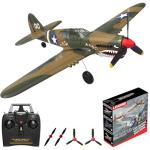 LEAMBE P-40 Warhawk RC Plane with Stabilization System