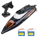Cheerwing Skater RC Boat, Self-Righting Remote Control Boat 25km/h High Speed Racing Boats Toys for Pools & Lakes, 2 Batteries