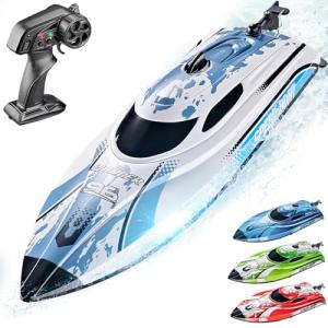 BEZGAR Fast 12-Inch Remote Control Speed Boat