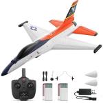 DEERC F-16 Style RC Airplane (X-62A Vista), 4-Channel Remote Control Jet with 6-axis Gyro Stabilizer EPP RTF Hobby Glider Aircraft Plane Easy to Fly for Adults Boys