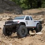Axial RC Truck 1/24 SCX24 Base Camp 4x4 Rock Crawler Brushed RTR(Everything Needed to Run is Included) - White, AXI-1219T1