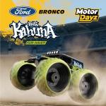 Motor Dayz RC 4WD Big Kahuna Ford Bronco Monster Truck – 1:14 Scale Remote Control Truck, Officially Licensed Vaughn Gittin Jr., Vertical Drive Stunts, 2.4GHz Control, USB Rechargeable, Ready to Run