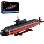 JMBricklayer Nuclear Submarine Building Set for Adults, 1:125 Scale Military Submarine Ship Toys, Los Angeles-class Attack Submarine Boat Model Kit, Army Toy Gifts for Men Boys Kids Aged 14+(2,750PCS)