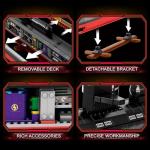 JMBricklayer Nuclear Submarine Building Set for Adults, 1:125 Scale Military Submarine Ship Toys, Los Angeles-class Attack Submarine Boat Model Kit, Army Toy Gifts for Men Boys Kids Aged 14+(2,750PCS)