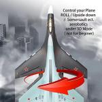 OTXKOO RC Plane Remote Control Airplane RTF 4CH Tail Motor 3D / 6D Stunt Function SU35 Jet Aircraft with Hobby Model 2 Left Hand Throttle