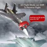 OTXKOO RC Plane Remote Control Airplane RTF 4CH Tail Motor 3D / 6D Stunt Function SU35 Jet Aircraft with Hobby Model 2 Left Hand Throttle