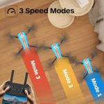 Drone with Camera for Adults, Foldable 2.4GHz FPV Drone for Beginner and Adults,26 Mins Flight Time, RC Quadcopter Toys Gift, Altitude Hold, 2 Batteries