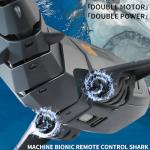 RiskOrb RC Sharks with Camera for Kids/Adults, Remote Control Shark Toys for Swimming Pool,RC Boat with Camera,Pool Toys RC Camera Boat Toys, Simulated Shark for Outdoor Toys(2 Batteries)