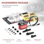 AGFRC 32KG IP67-Waterproof RC-Servo High-Torque - Full Metal Gear Coreless Steering Servo for 1/10 RC Car Boat Crawler, Control Angle 180° (A73CHLW V2)