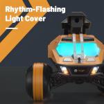 BAODWAM Remote Control Car, 6-Wheel Drive 2.4GHz 1:12 RC Truck Toy Off Road can Shoot Water Bomb with Headlights, Turn Signal Lights and 2 Rechargeable Batteries Gifts for Kids Adults Age 8+ (Yellow)