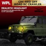 ARRIS WPL C94 UAZ-469 1/12 RC Crawler, 4WD RC Rock Crawler Truck RTF, Off-Road Military RC Car, Hobby-Grade Trail Truck for Adults