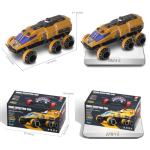 BAODWAM Remote Control Car, 6-Wheel Drive 2.4GHz 1:12 RC Truck Toy Off Road can Shoot Water Bomb with Headlights, Turn Signal Lights and 2 Rechargeable Batteries Gifts for Kids Adults Age 8+ (Yellow)