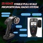 TENSSENX 1:18 Scale All Terrain RC Cars, 40KPH High Speed 4WD Remote Control Car with 2 Rechargeable Batteries, 4X4 Off Road Monster Truck, 2.4GHz Electric Vehicle Toys Gifts for Kids and Adults