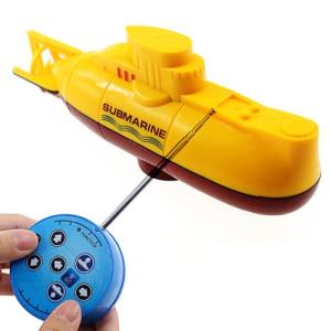 Tipmant Mini RC Diving Submarine Toy - Yellow