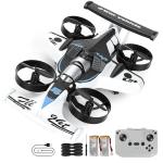 SUPAICAR 2-in-1 RC Airplane & Drift Car – Remote Control Drone Glider with One-Key Takeoff, 360° Flips, Orbit & Headless Mode – Durable EPP Foam, 2 Batteries (30+ Mins Play) – Great Gift for Kids & Beginners