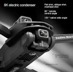 M9 Drone with 8K Camera, Intelligent Obstacle Avoidance, Optical Flow Positioning, Precise Hovering Shooting, App-Controlled, Remote Controller